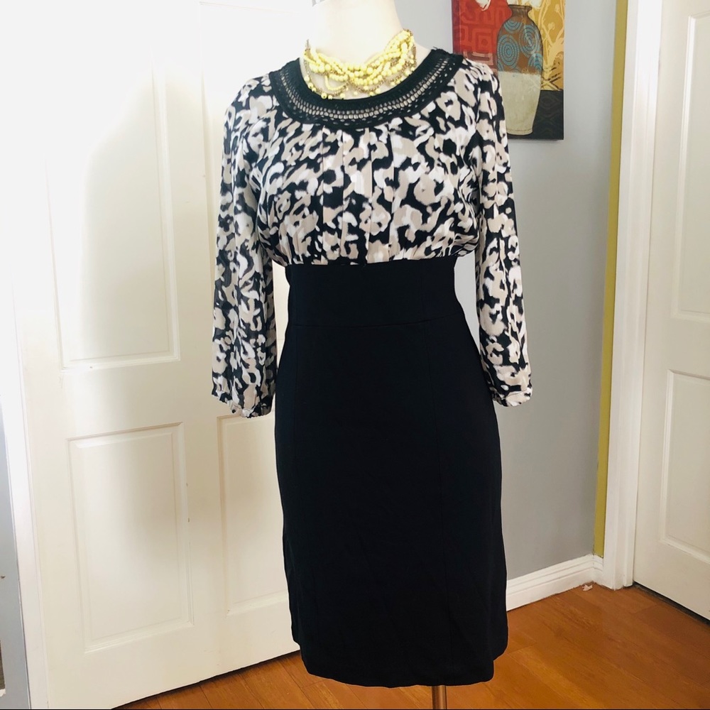 🌟ALFANI Art Animal Sheath Dress